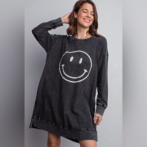 New! Easel Oversized Cotton Dress w/Pockets